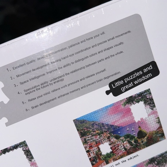 Italy jigsaw puzzle NEW great gift positano 1000 pieces - Picture 3 of 5